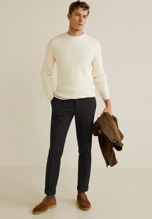 MANGO - Colin trousers - black