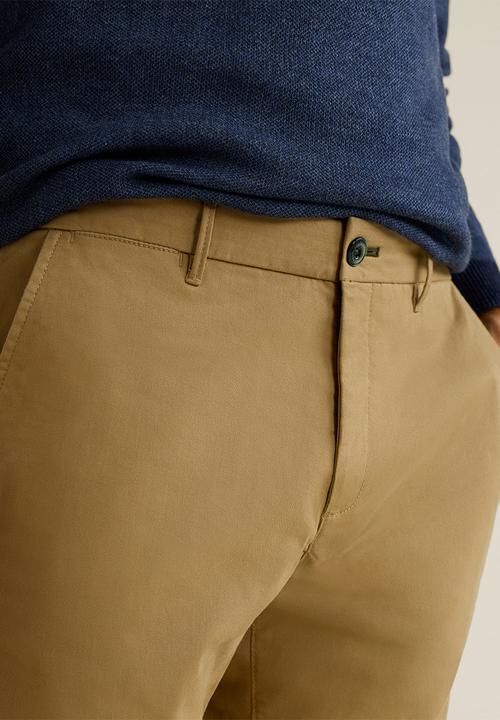MANGO - Prato trousers - light beige