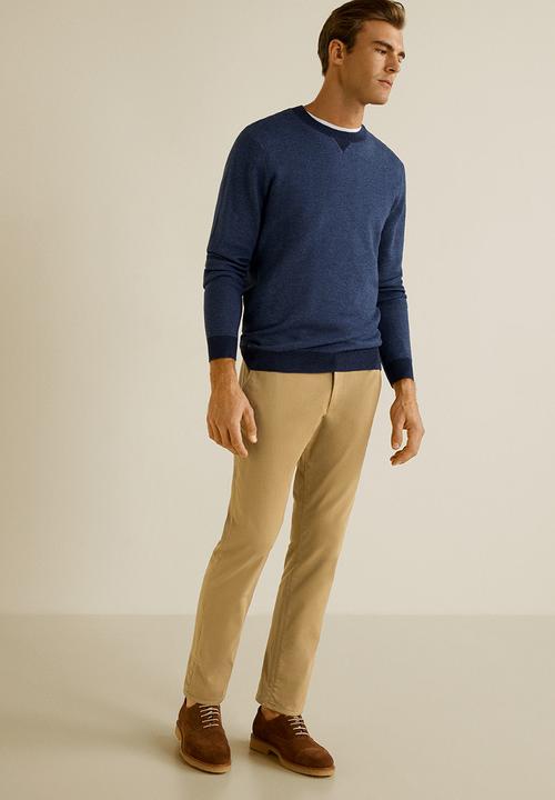 MANGO - Prato trousers - light beige