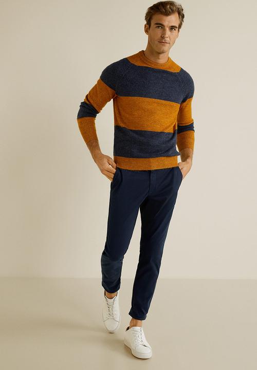 MANGO - Prato trousers - navy
