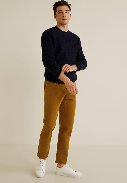 MANGO - Hogg  trousers - brown