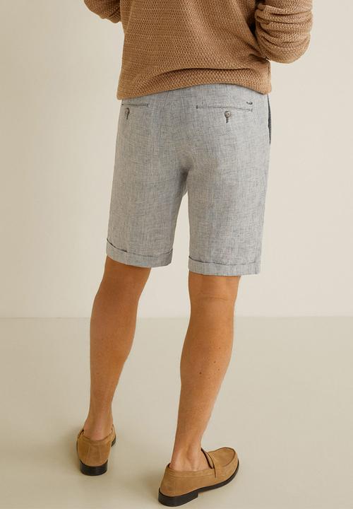 MANGO - Bora bermuda shorts - light grey
