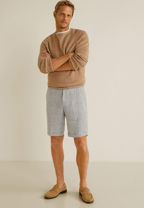 MANGO - Bora bermuda shorts - light grey