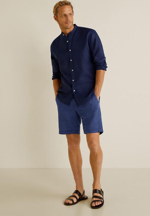 MANGO - Bermuda shorts - navy