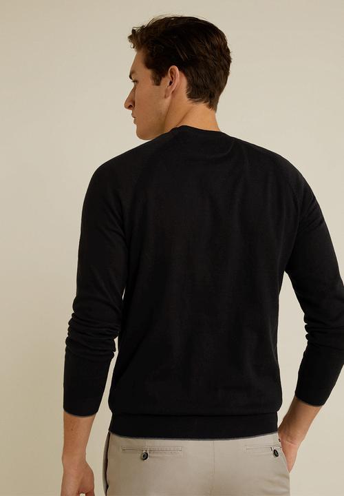 MANGO - Ten sweater - black