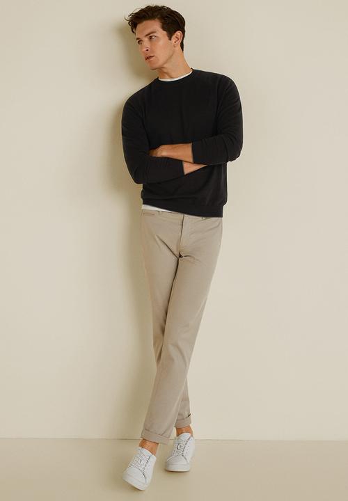 MANGO - Ten sweater - black