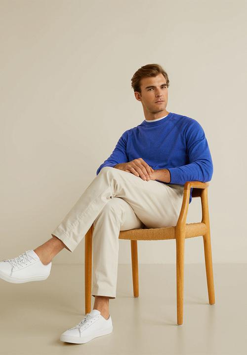 MANGO - Ten sweater - blue