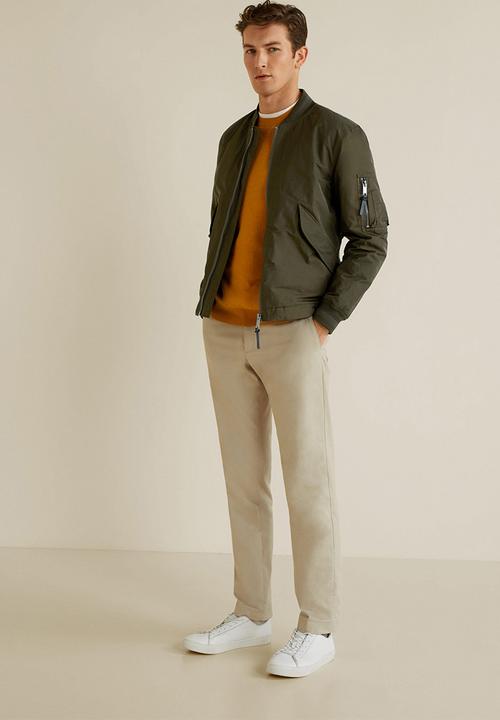 MANGO - Oleandro jacket  - khaki