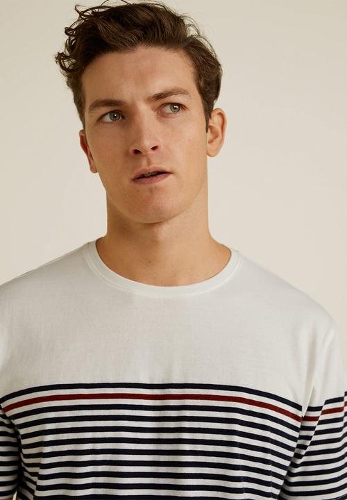 MANGO - Conan T-shirt - white & red