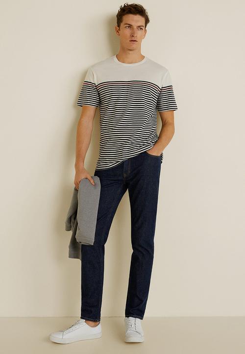 MANGO - Conan T-shirt - white & red