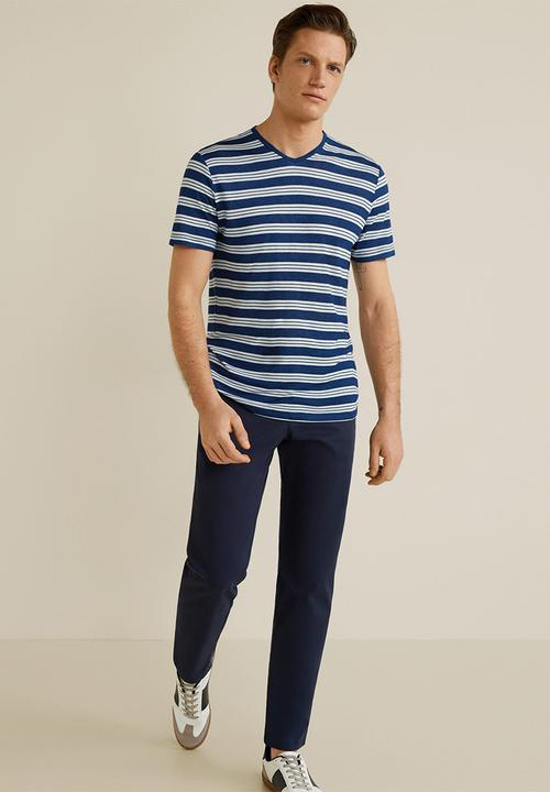 MANGO - Pico T-shirt - navy