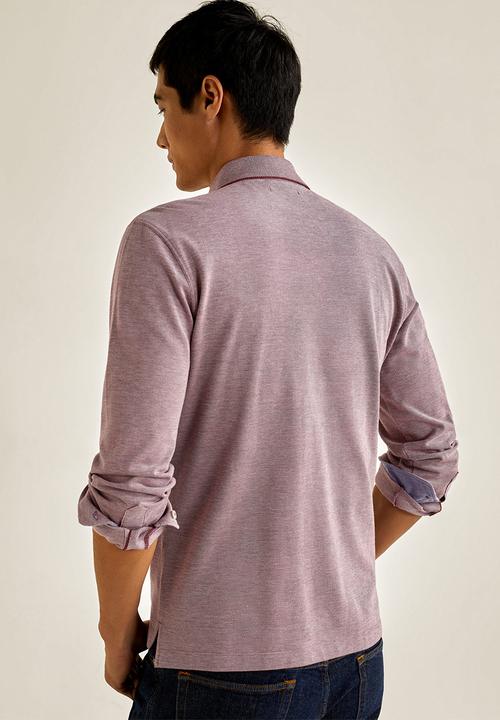 MANGO - Regat polo shirt - dark red
