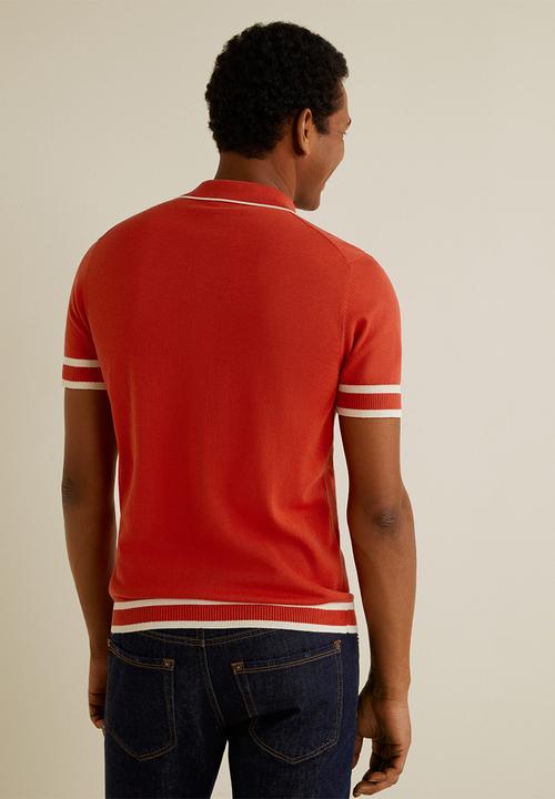 MANGO - Ecija polo shirt - bright red
