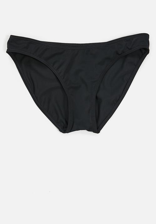Jacqueline - Maternity Plain tankini bottom - black