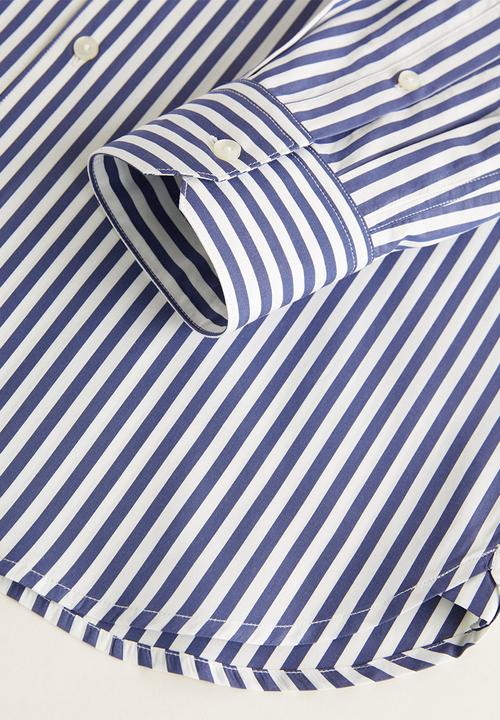 MANGO - Carla shirt - navy