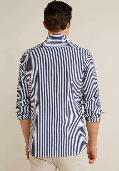 MANGO - Carla shirt - navy
