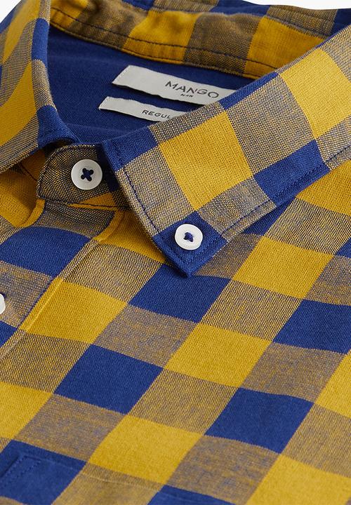 MANGO - Claude shirt - yellow