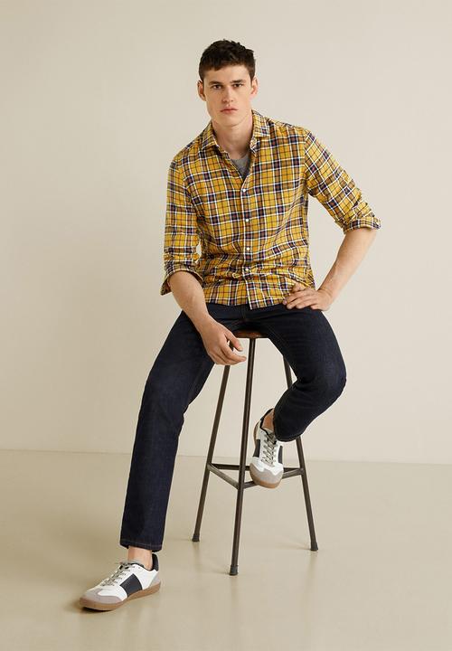 MANGO - Bianca shirt - yellow