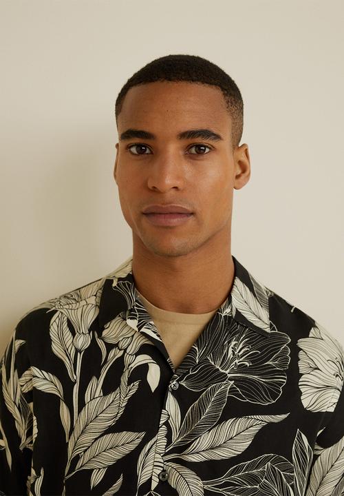 MANGO - Domada shirt - black