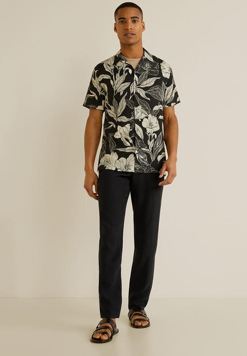 MANGO - Domada shirt - black