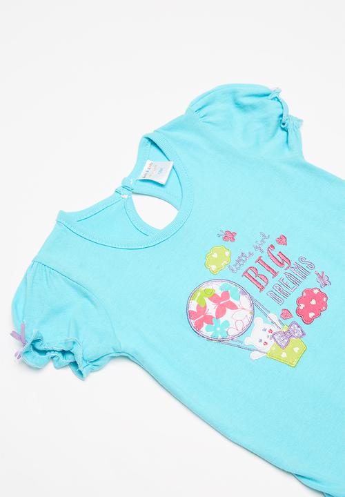 Twin Clothing - Short sleeve dreamer three piece set - multi