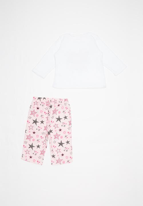 Pop Candy - Flannel fleece stars pajamas - multi
