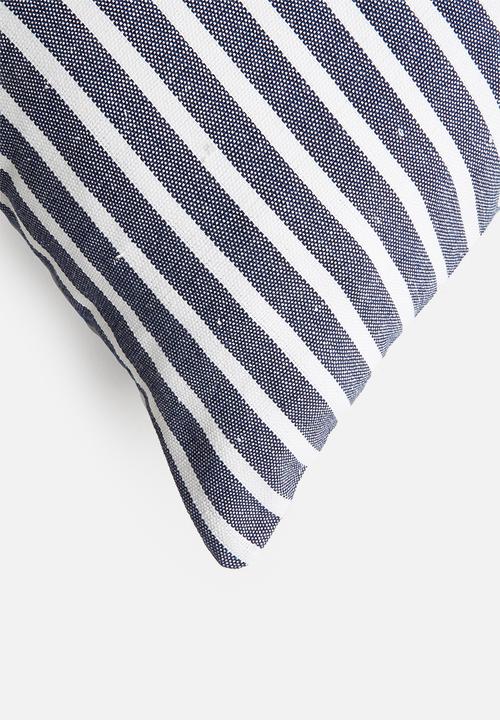 Sixth Floor - Madison woven cushion cover - blue