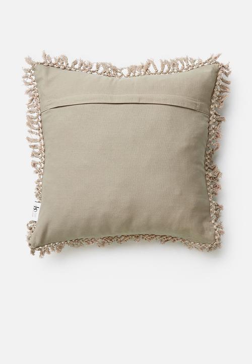 Sixth Floor - Eli waffel cushion cover - brown