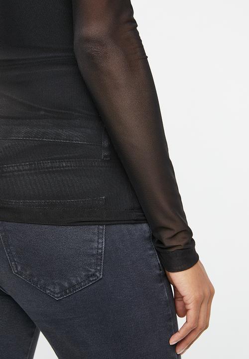 Superbalist - Mesh top - black