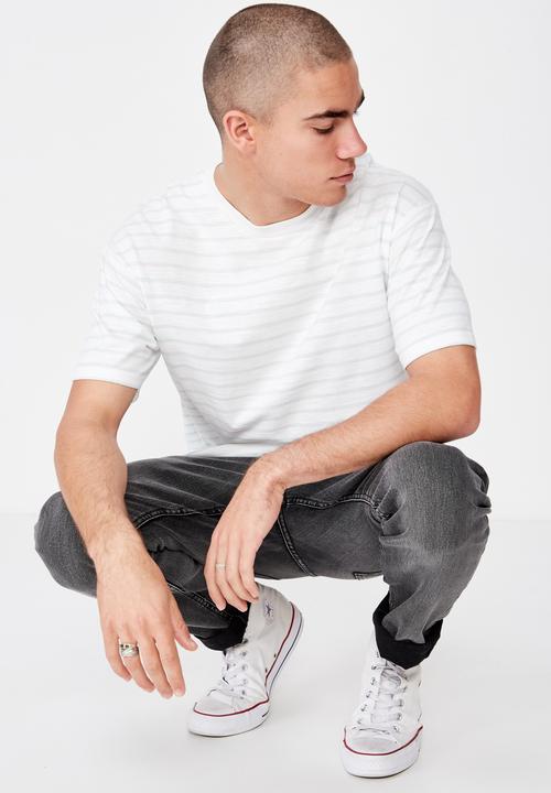 Cotton On - Graduate tee - blue & white 