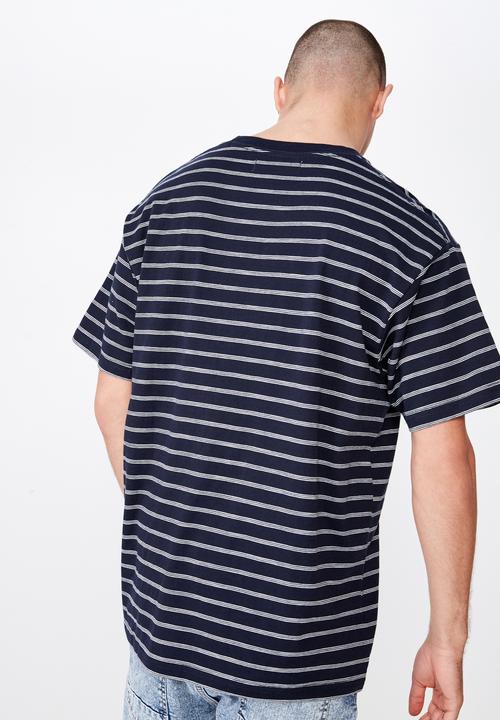 Cotton On - Graduate tee - navy & white 