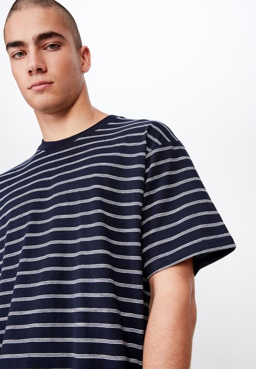 Cotton On - Graduate tee - navy & white 