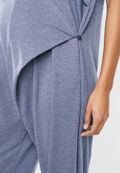 Superbalist - Wrap casual jumpsuit - blue