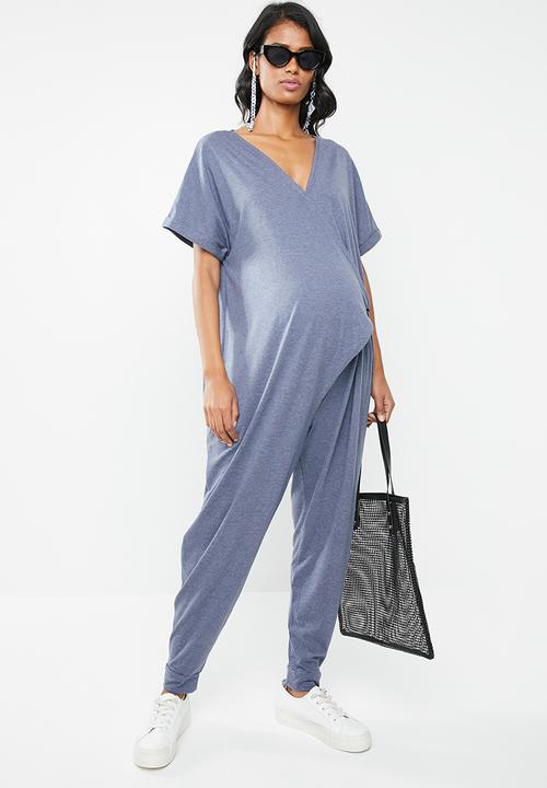 Superbalist - Wrap casual jumpsuit - blue