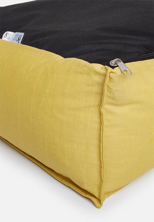 Sixth Floor - Poppy floor cushion - yellow