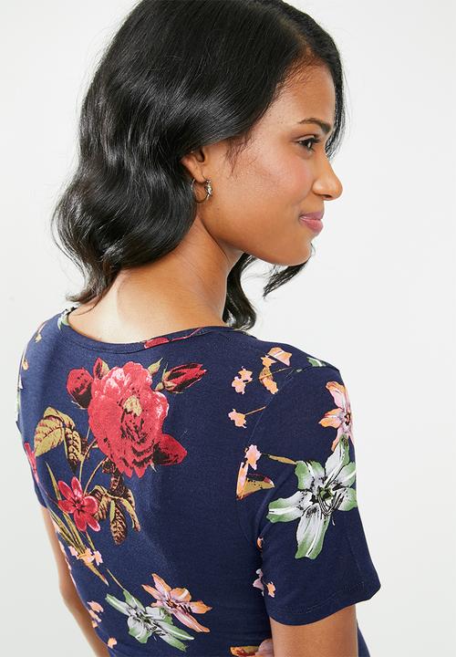 Cherry Melon - Round neck top - multi