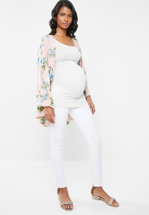 Cherry Melon - Floral print kimono - multi