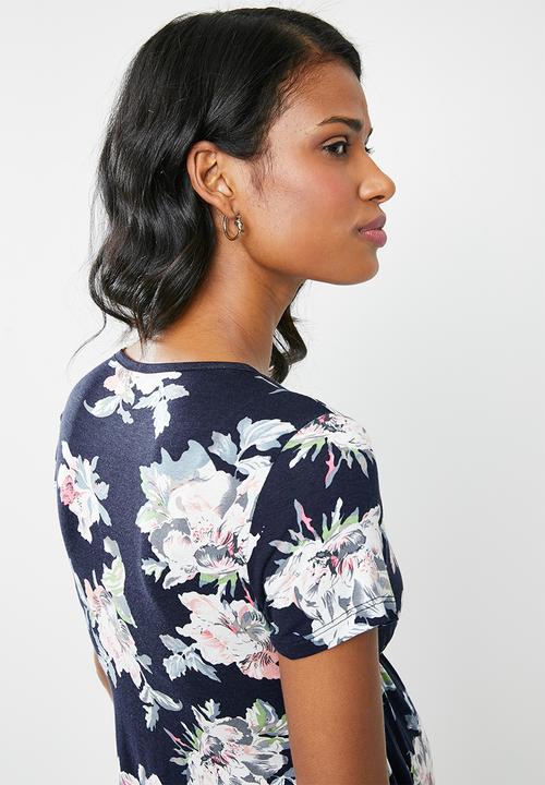 Cherry Melon - Underbust smock top - multi