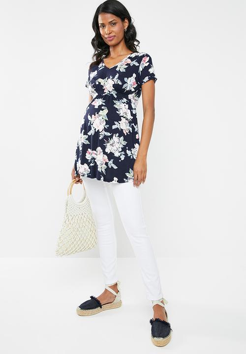 Cherry Melon - Underbust smock top - multi