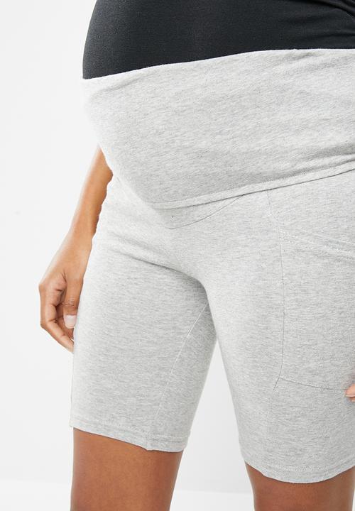 Superbalist - Maternity bicycle shorts with pockets - grey 