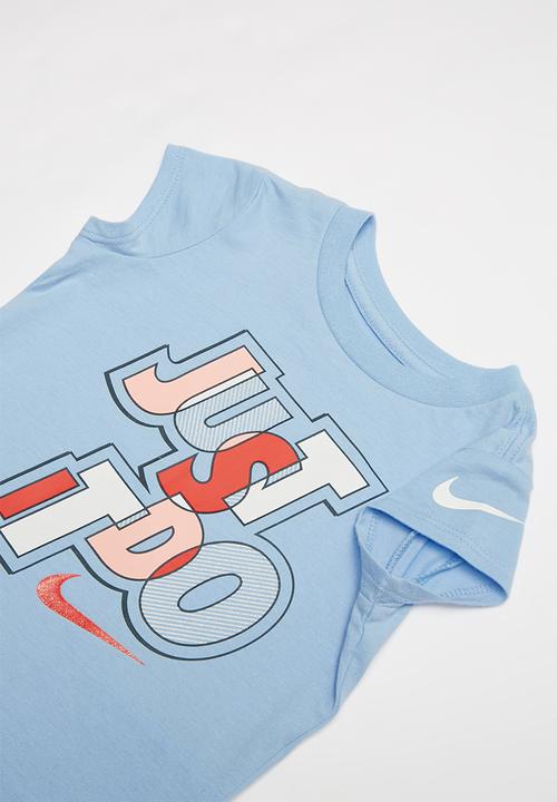 Nike - Nkg jumble jdi scoop short sleeve tee - blue