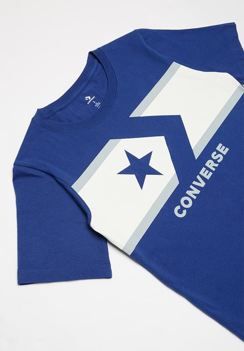 Converse - Cnvb chest stripe star chevron - blue & white 