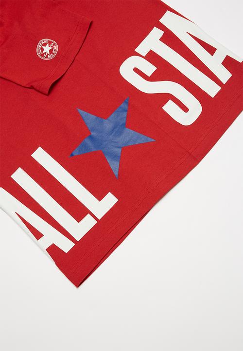 Converse - Cnvb all star logo wrap tee - red