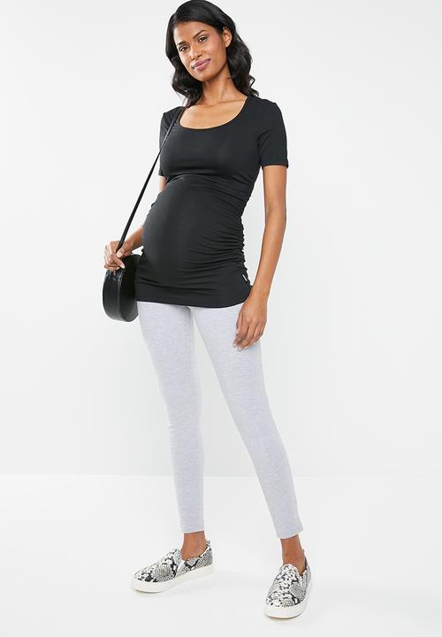 Cherry Melon - Basic round neck tee - black