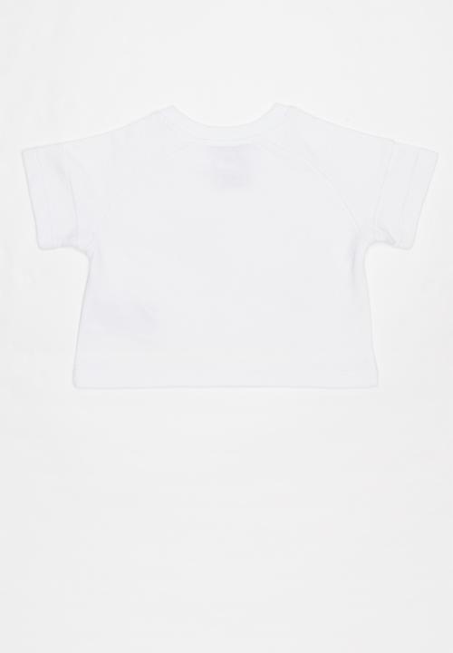 Nike - Nike girls crop air crew - white & pink