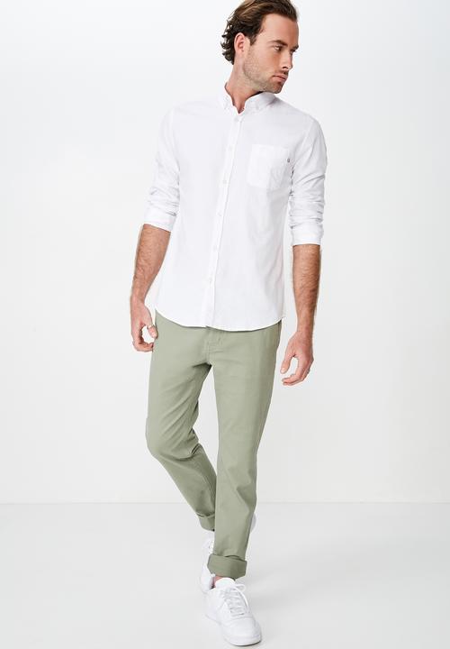 Cotton On - Knox chino pants - green