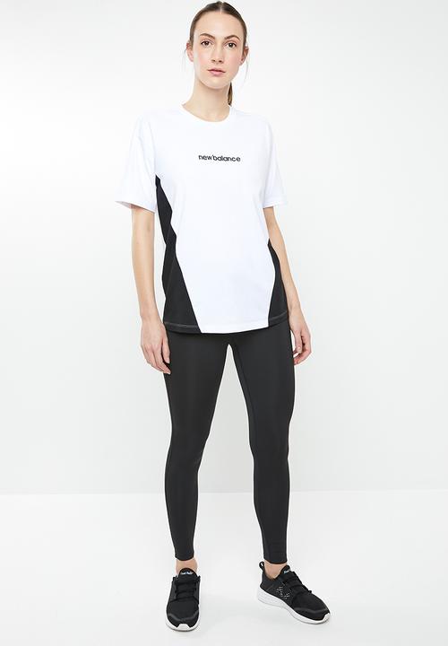 New Balance  - Archive layering tee - black & white 