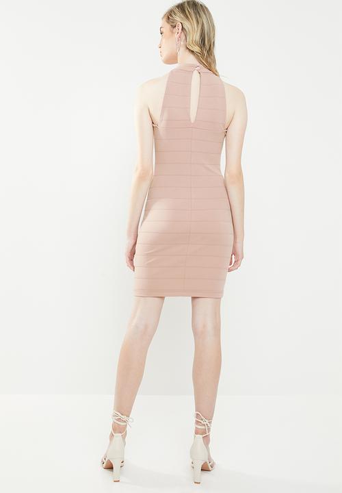 Superbalist - Poloneck dress - pink