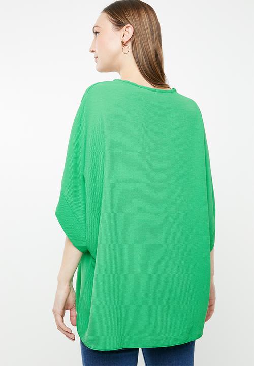 edit - Kimono sleeve blouse - green