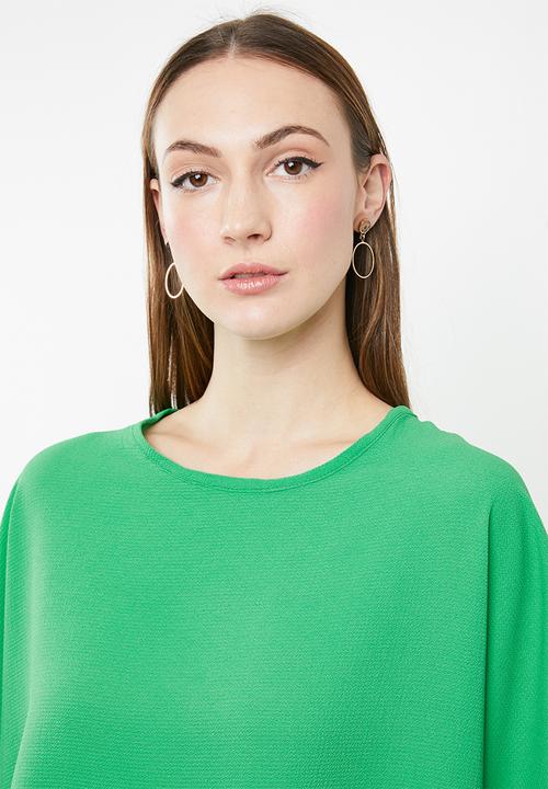edit - Kimono sleeve blouse - green